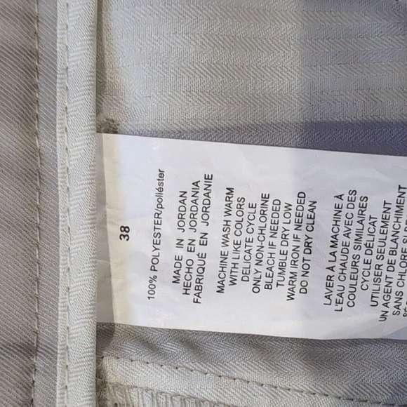 Ben Hogan Performance Khaki Color Golf Outdoor Shorts Zip & Button - Size 38 - Picture 5 of 6